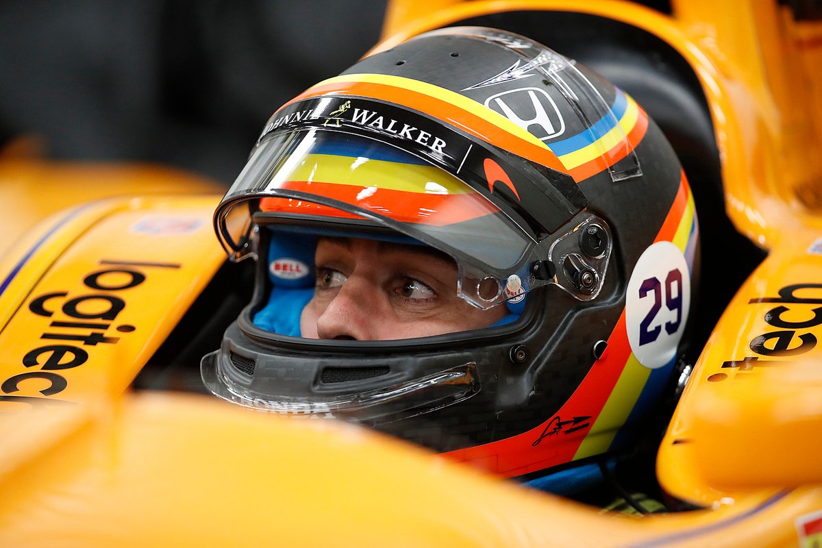 Fernando Alonso pronto para a estreia na Indycar