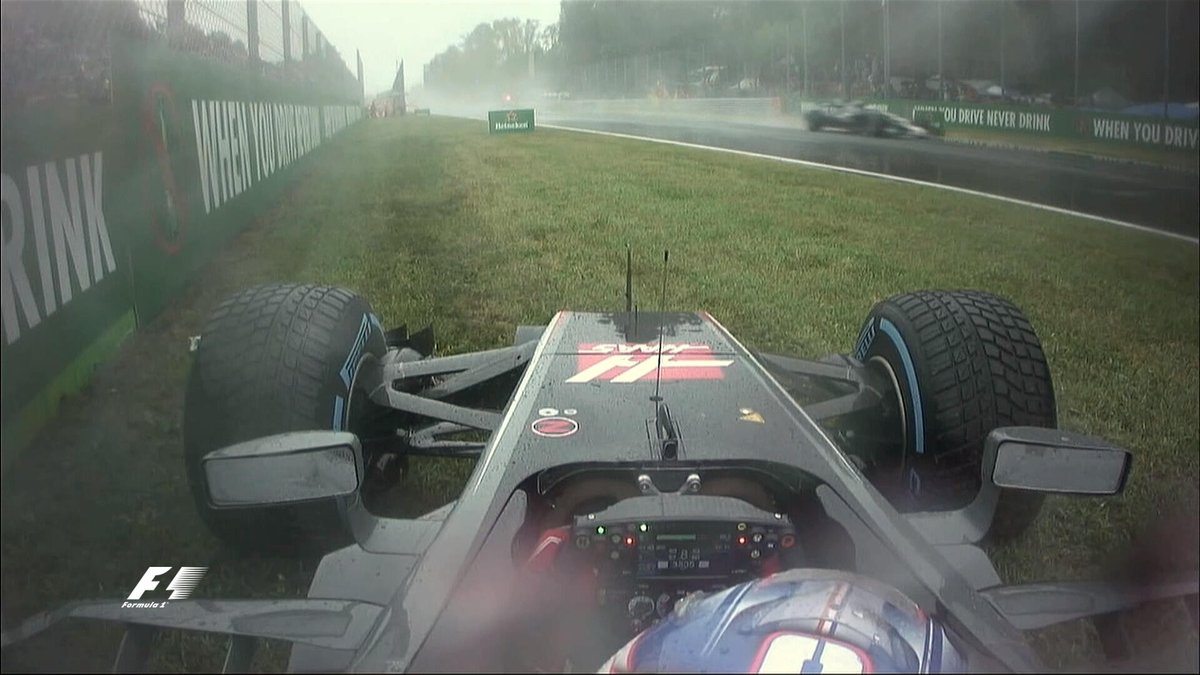 Vídeo: Acidente de Romain Grosjean na qualificação em Monza