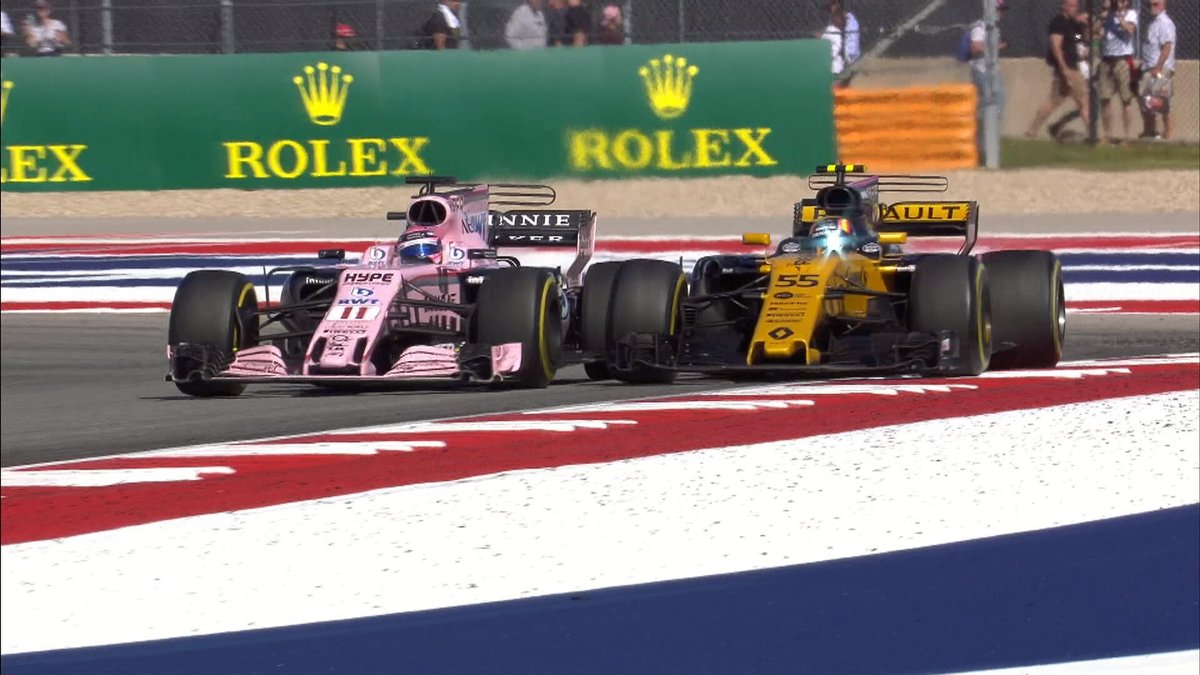 [Vídeo] Luta entre Carlos Sainz e Sergio Perez em Austin