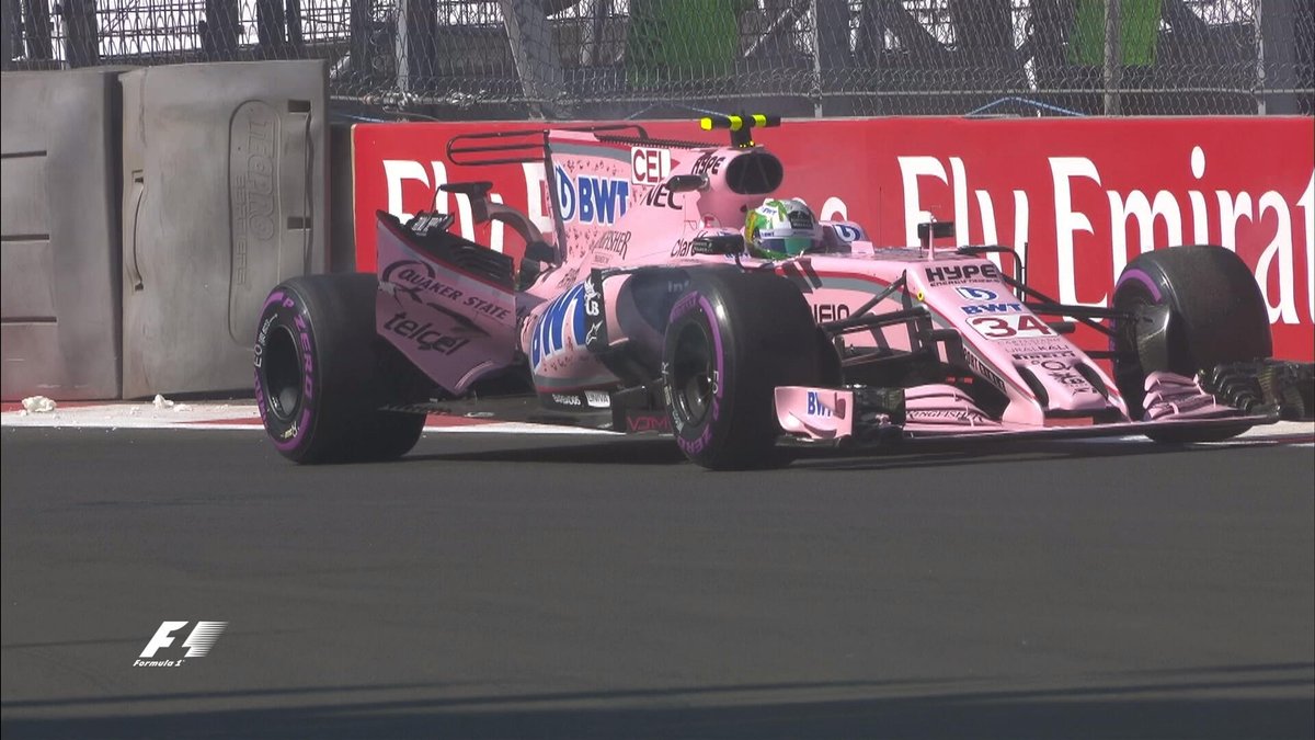 [Vídeo] Acidente de Alfonso Celis na primeira sessão no México