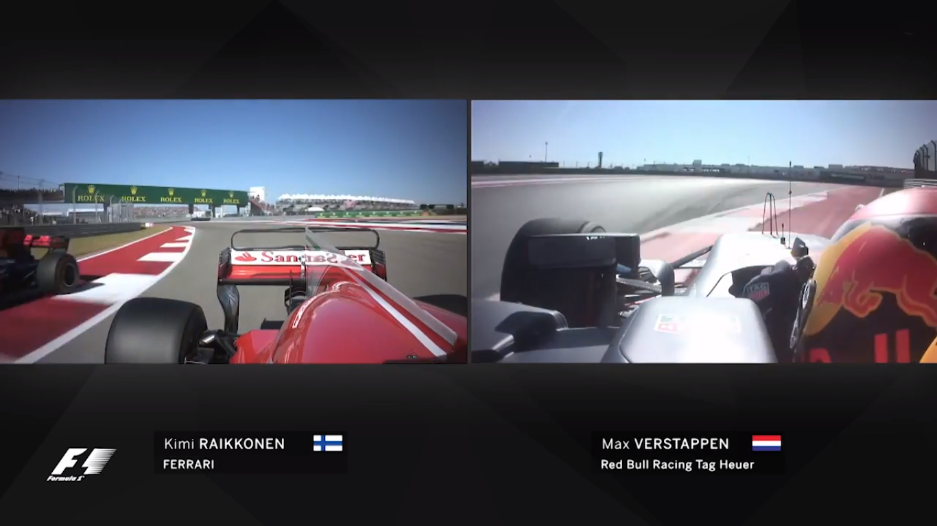 [Vídeo] Ultrapassagem de Verstappen a Raikkonen vista de todos os ângulos
