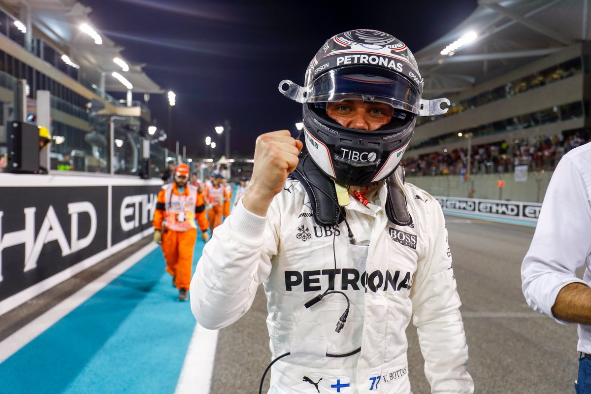 Bottas bate Hamilton e conquista última pole do ano em Abu Dhabi