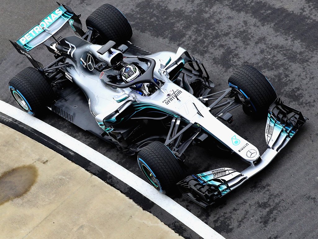 [FOTOS] Valtteri Bottas estreou Mercedes W09 em pista