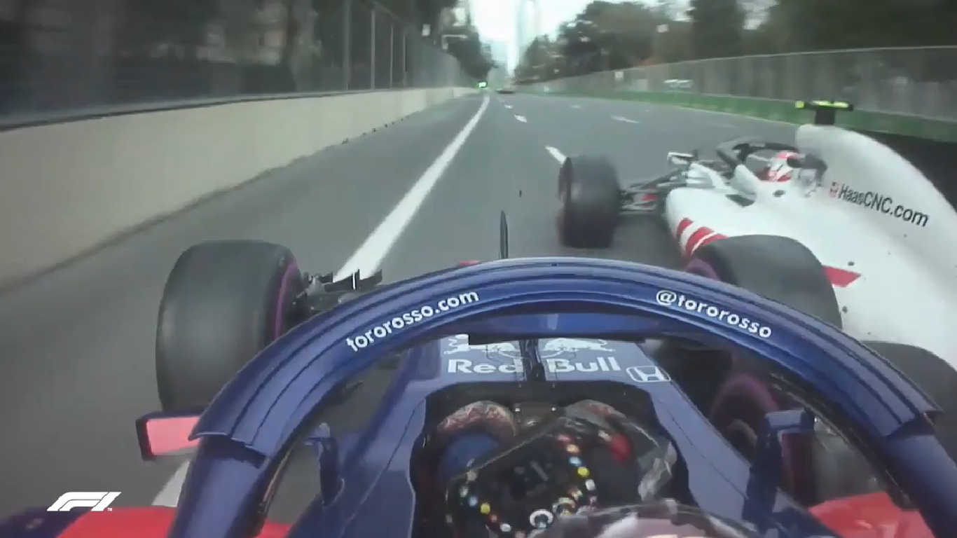 VÍDEO: Incidente entre Magnussen e Gasly em Baku