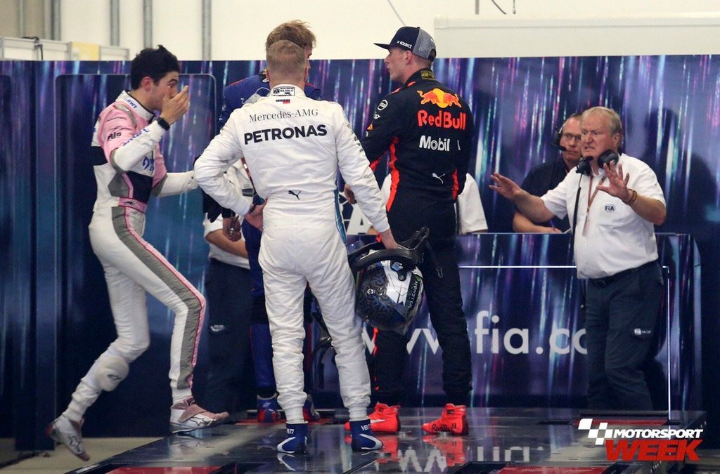 Ocon diz que Verstappen mostrou falta de profissionalismo após a corrida