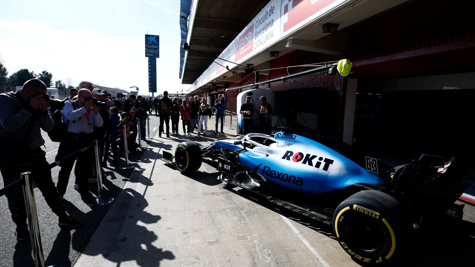 Williams FW42 chegará a Barcelona na manhã de quarta-feira