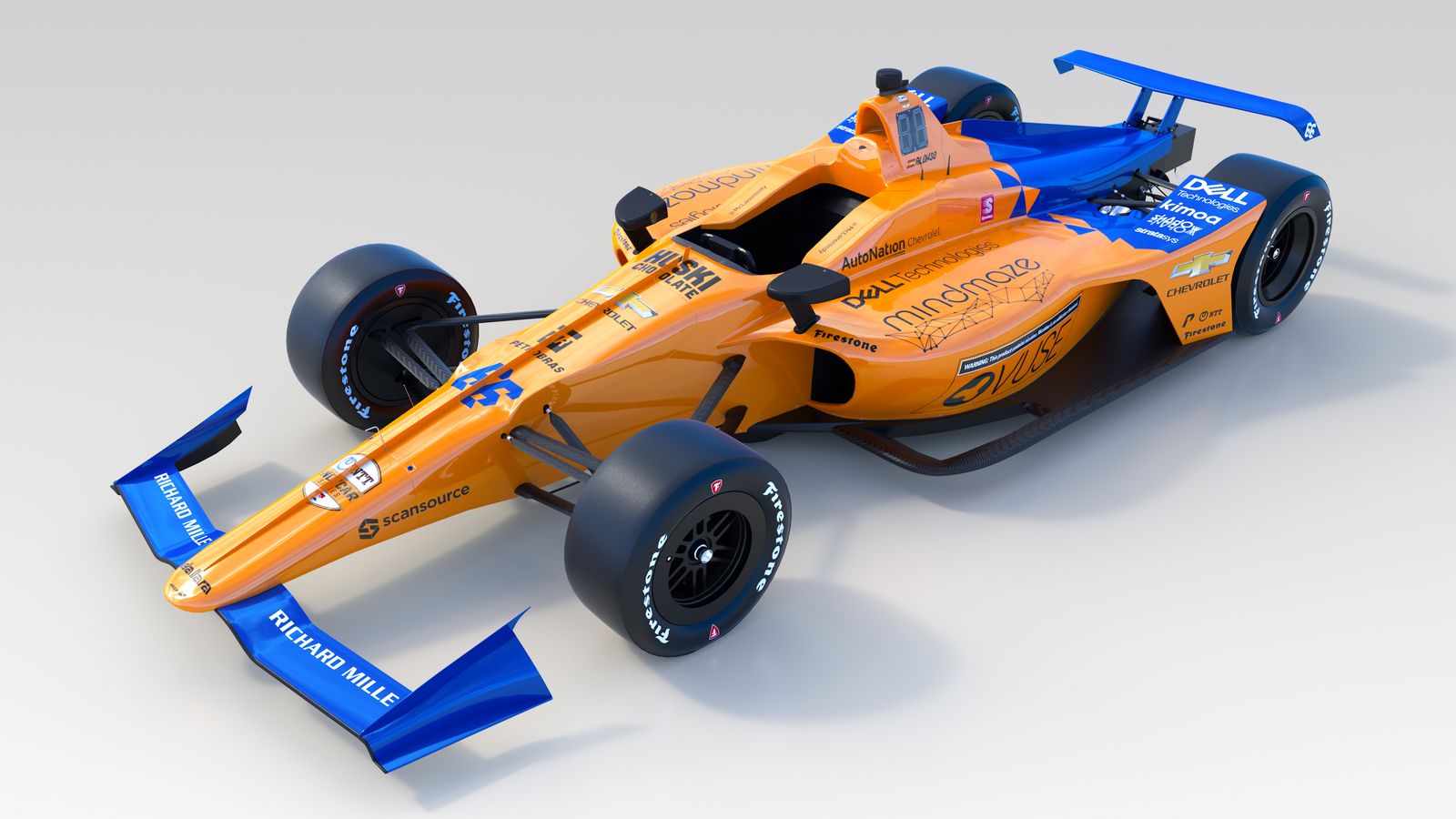 McLaren revela carro de Alonso para as 500 Milhas de Indianápolis