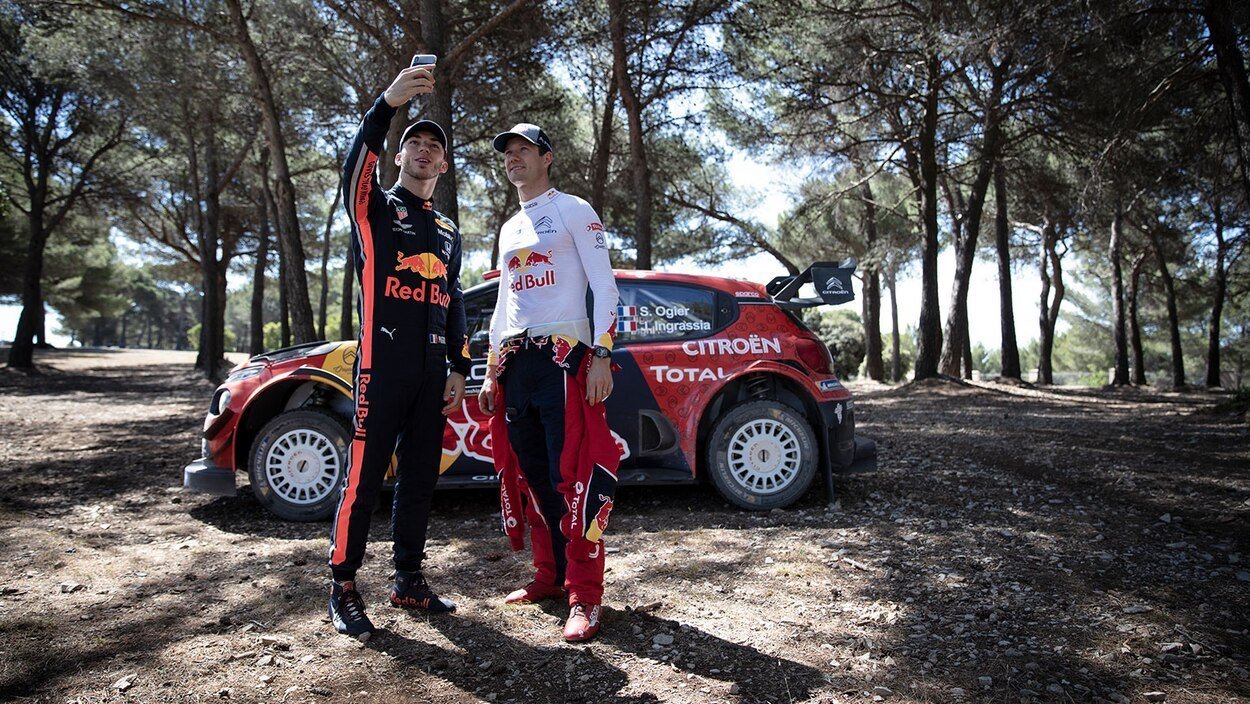 Gasly “super impressionado” com primeira experiência nos ralis ao lado de Ogier