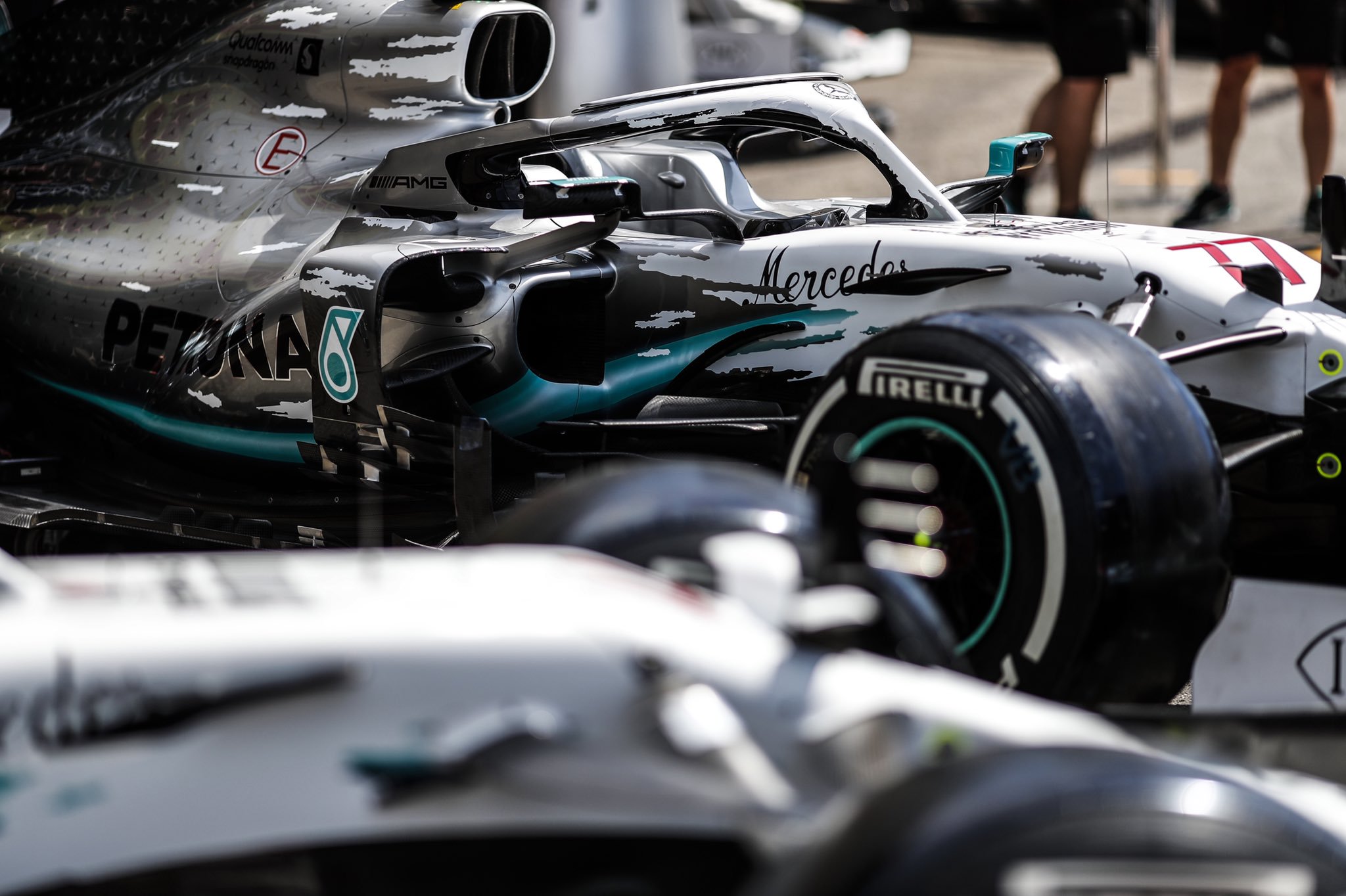 [FOTOS] Mercedes apresentou decoração especial em Hockenheim