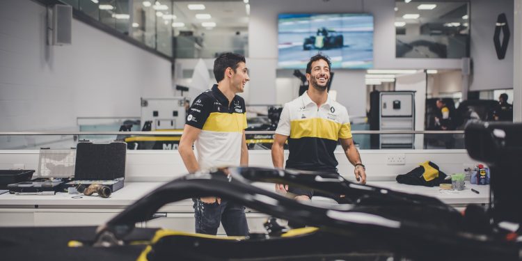 Renault completará teste de dois dias com Ricciardo e Ocon na Áustria