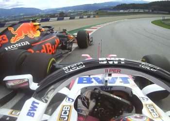 “Estava a ter flashbacks do Hamilton”, diz um satisfeito Albon após a luta com Pérez