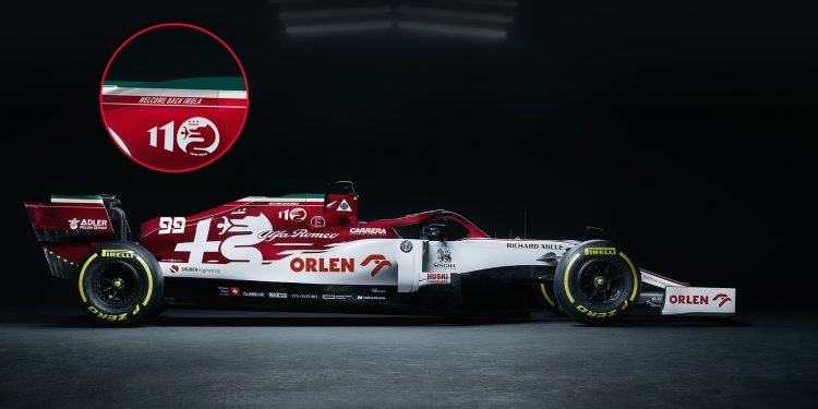 Alfa Romeo assinala regresso de Imola com alterações na decoração do C39