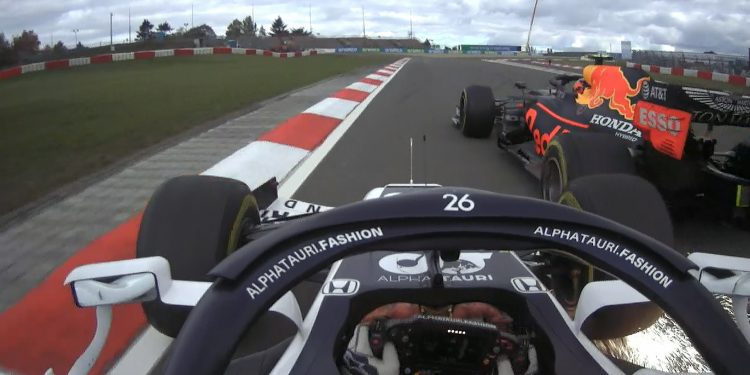 Kvyat diz que Albon foi “pouco profissional” ao causar a colisão entre ambos em Nürburgring