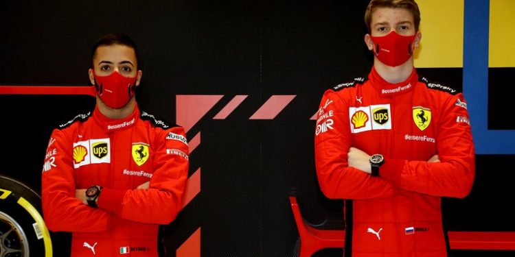 Ferrari estará presente com Shwartzman e Fuoco no teste de Abu Dhabi
