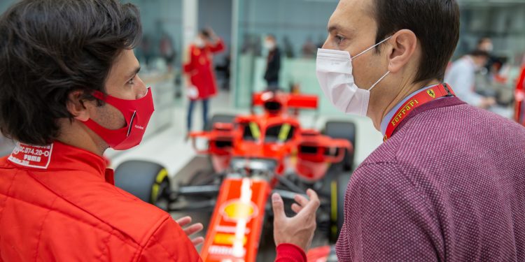 Sainz e o primeiro dia na Ferrari: “É algo que nunca esquecerei”