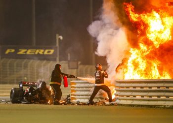 Grosjean fala pela primeira vez sobre o acidente: “Vi a morte a chegar”