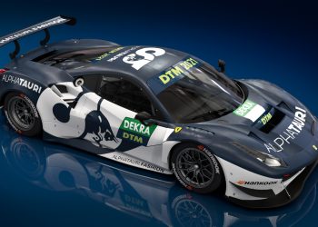 Red Bull desvenda cores do Ferrari de Albon para a temporada de 2021 do DTM