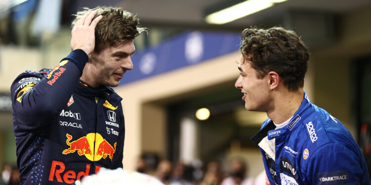 Norris admite estar “um pouco nervoso” por arrancar atrás de Verstappen e Hamilton em Yas Marina