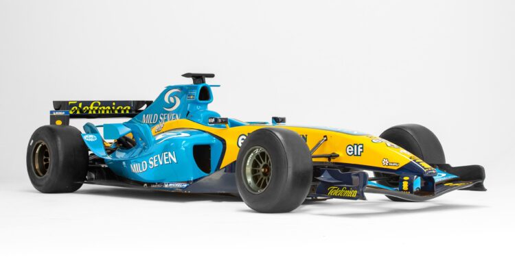Renault ex-Alonso, Mercedes oferecida pela marca a Schumacher e Shadow de 1979 serão leiloados em Paris