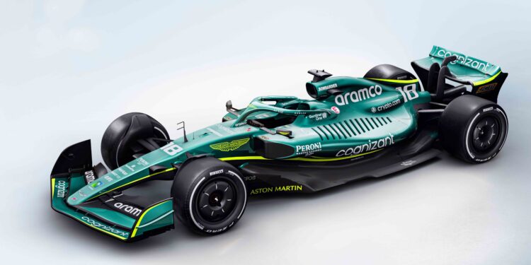 Aston Martin revelou versão autêntica do AMR22 de Vettel e Stroll