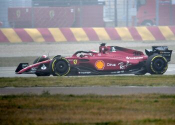 Ferrari completou os primeiros quilómetros do F1-75 em Fiorano