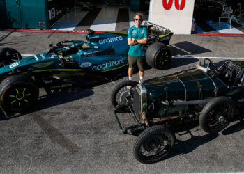 [FOTOS] Vettel conduziu um Aston Martin de 1922 em Paul Ricard