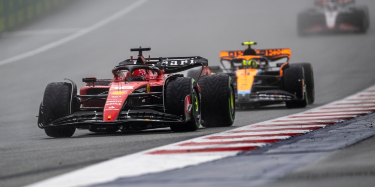 Leclerc admite “muitas dificuldades” nas condições mistas: “Estou completamente fora do ritmo”
