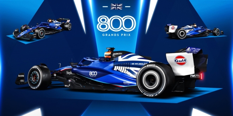 Williams desvenda decoração especial para o Grande Prémio da Grã-Bretanha