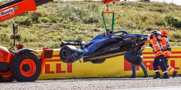 Sargeant lamenta “erro milimétrico” no Q3 em Zandvoort
