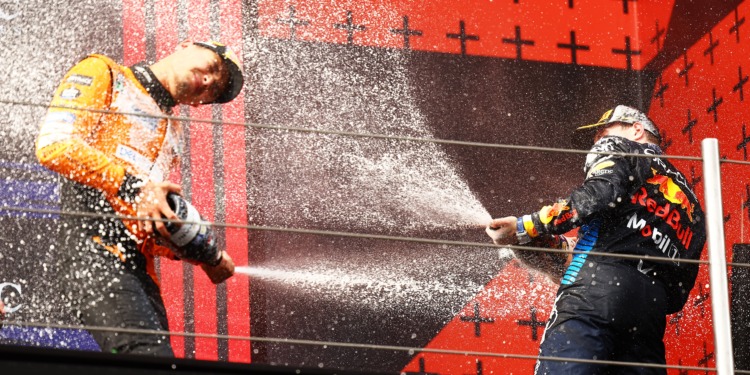 Norris: “Podemos dizer que estamos em posição de lutar com a Ferrari e a Red Bull”