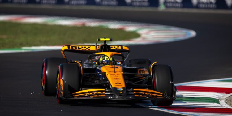 Norris na pole pelo segundo Grande Prémio consecutivo, Verstappen apenas sétimo