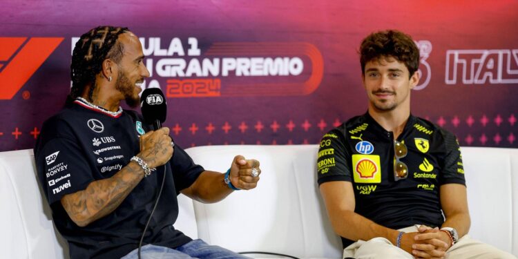 Leclerc e Hamilton não estão desiludidos com a decisão de Newey: “A Ferrari tem um grupo fantástico”
