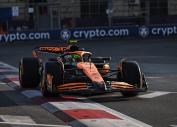 Norris diz que a McLaren está “muito longe” do ritmo em Baku
