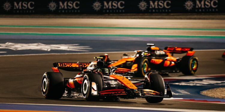 Norris oferece a vitória a Piastri na corrida sprint do Qatar