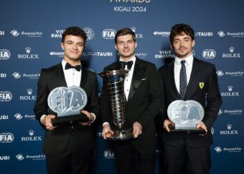 Verstappen e a McLaren foram coroados campeões no Ruanda