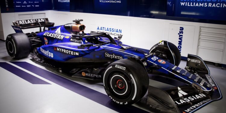 Williams mostra o FW47 de Sainz e Albon com decoração provisória