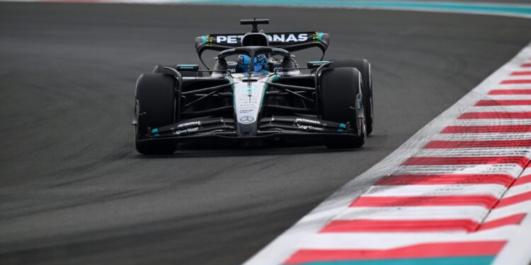 Russell no topo no último treino livre em Abu Dhabi