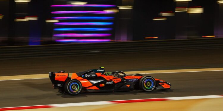 Norris foi o mais rápido no primeiro dia do teste do Bahrain