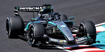 Russell na frente no primeiro treino livre em Suzuka