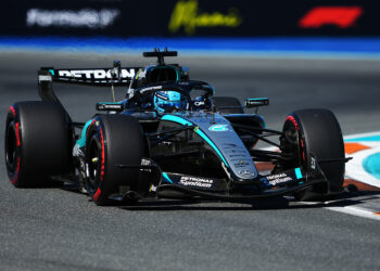 Russell desvaloriza diferença para Kimi Antonelli: “É uma pista com a qual sempre tive dificuldades”