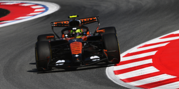 Norris termina o segundo treino livre com o melhor tempo em Barcelona