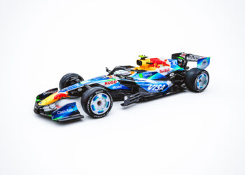 Racing Bulls entra em pista com uma decoração especial em Barcelona