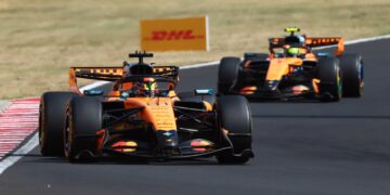 McLaren testa em Portimão com Norris e Piastri