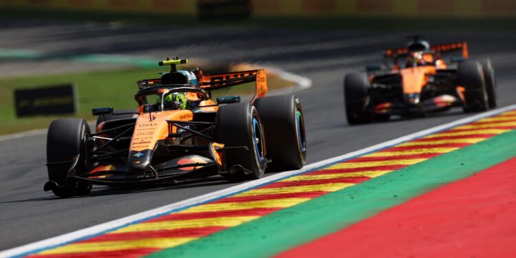 Norris lamenta oportunidade perdida apesar do forte ritmo em Spa