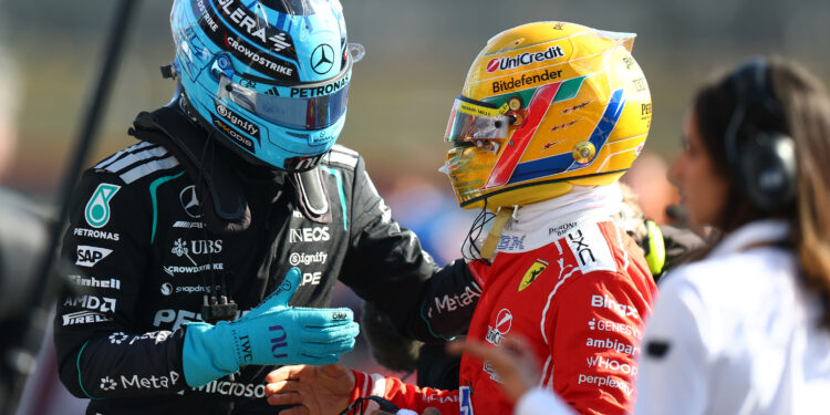 Russell “muito surpreendido” com a Ferrari em Silverstone