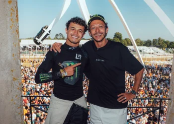 [FOTOS] Norris e Rossi juntos no Goodwood Festival of Speed