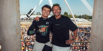 [FOTOS] Norris e Rossi juntos no Goodwood Festival of Speed