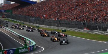 Russell vence corrida sprint na frente de Leclerc em Zandvoort