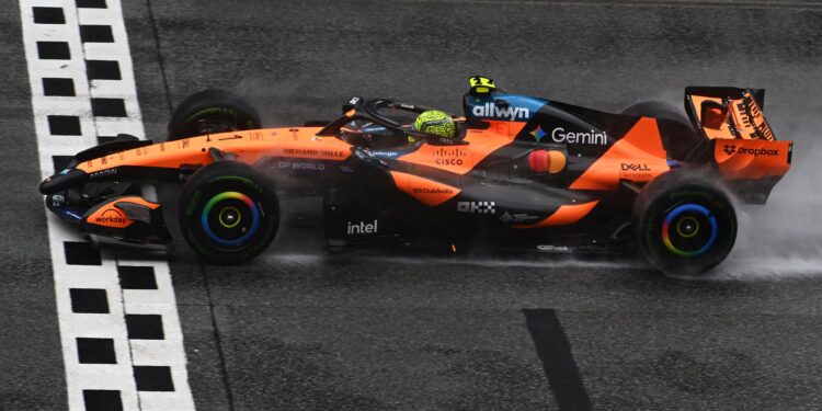 Norris revela défice de velocidade em linha reta no seu McLaren
