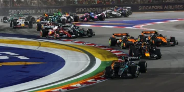 Horários e transmissão televisiva do Grande Prémio de Singapura de 2026